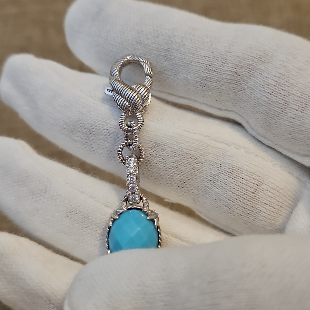 Judith Ripka Couture Turquoise Bracelet - Picture 3 of 6